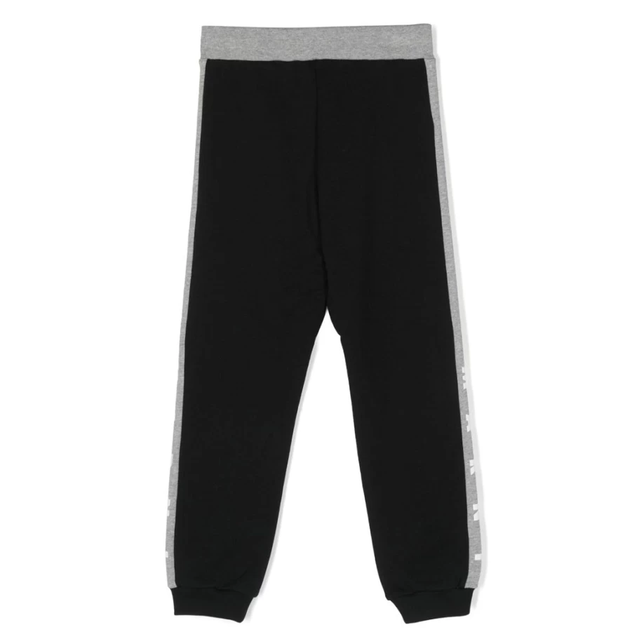KIDS21 Black Logo Sweatpants for Kids - Comfortable Casual Joggers