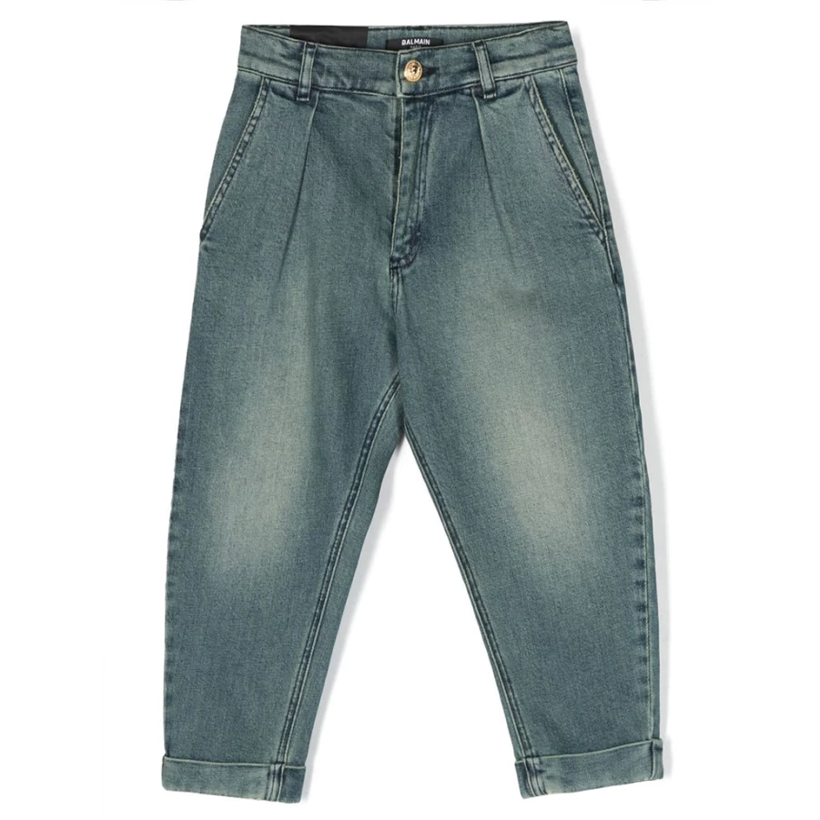 "KIDS21 Blue Denim Trousers for Kids - Stylish & Comfortable Jeans"