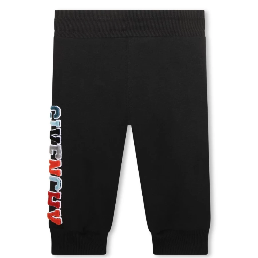 KIDS21 Black Logo Sweatpants for Kids - Comfortable Casual Joggers