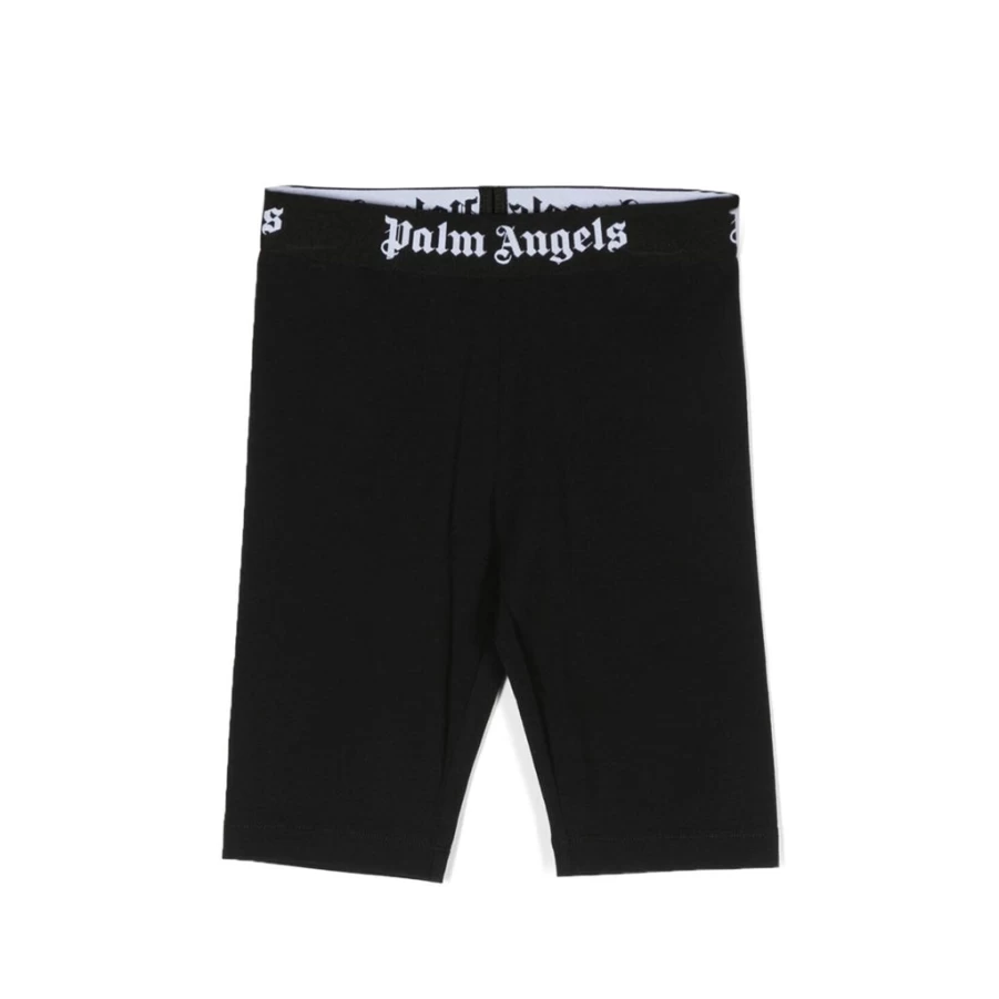 KIDS21 Black Logo Band Athletic Shorts for Kids