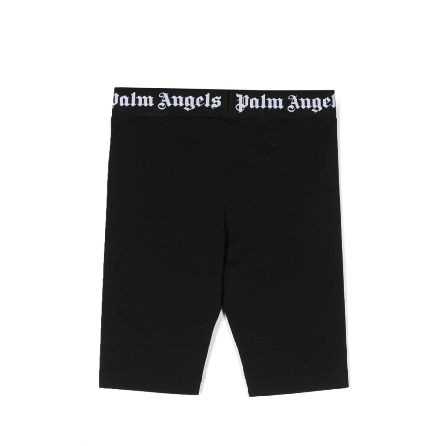 KIDS21 Black Logo Band Athletic Shorts for Kids
