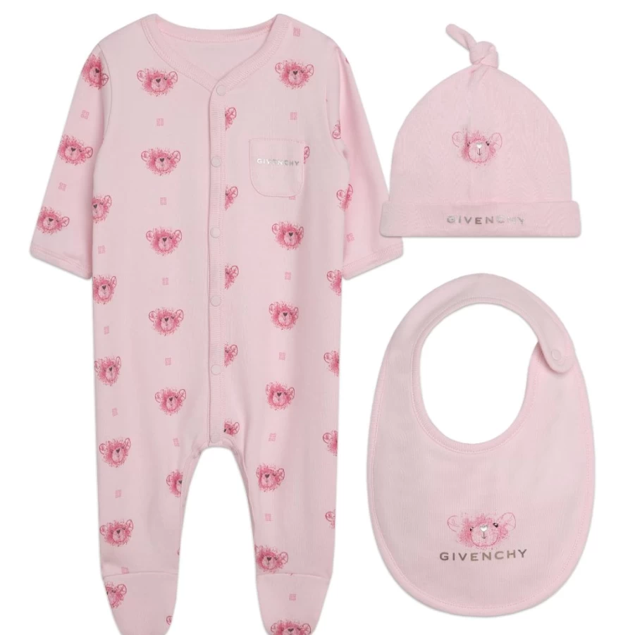 KIDS21 Pink Girls 3-Piece Outfit Set | Toddler Summer Clothes | Matching Top Shorts & Hairband