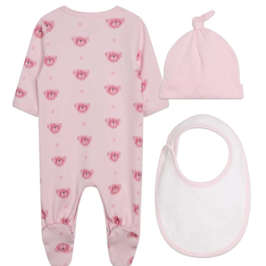 KIDS21 Pink Girls 3-Piece Outfit Set | Toddler Summer Clothes | Matching Top Shorts & Hairband