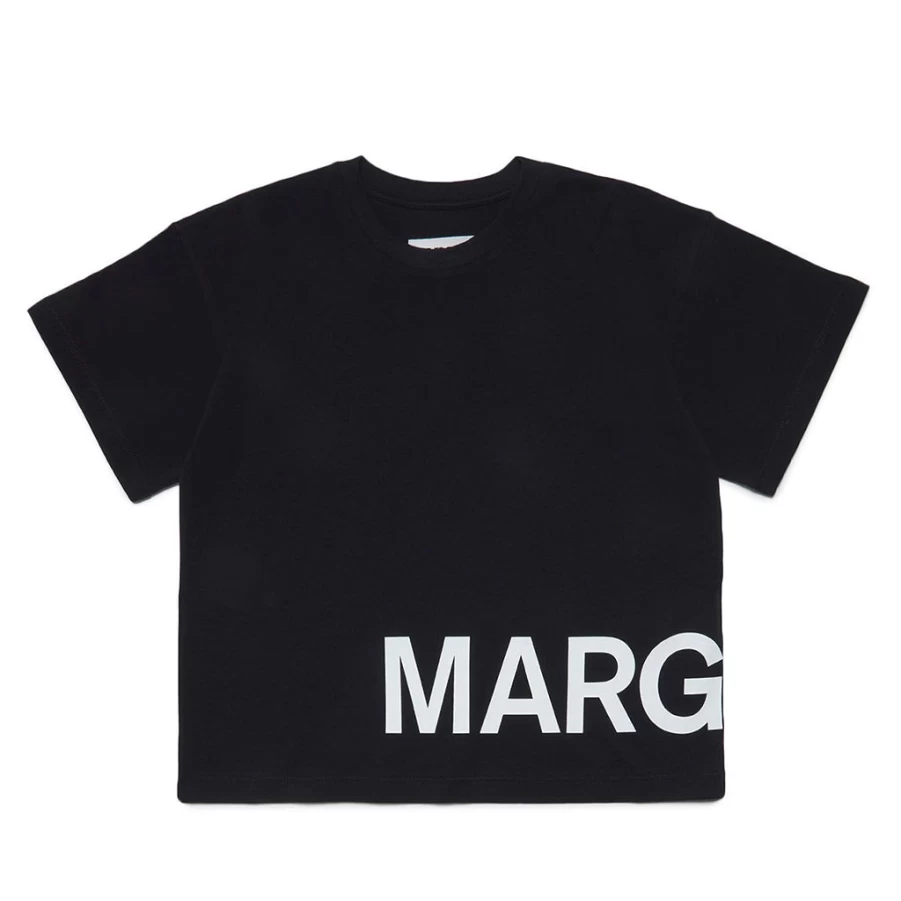 KIDS21 Kids Black Logo T-Shirt for Boys and Girls - Comfortable Cotton Tee with Stylish Print