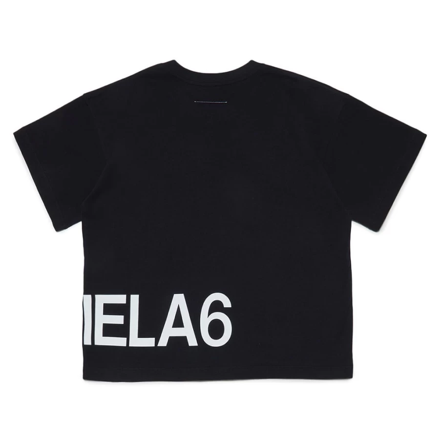 KIDS21 Kids Black Logo T-Shirt for Boys and Girls - Comfortable Cotton Tee with Stylish Print