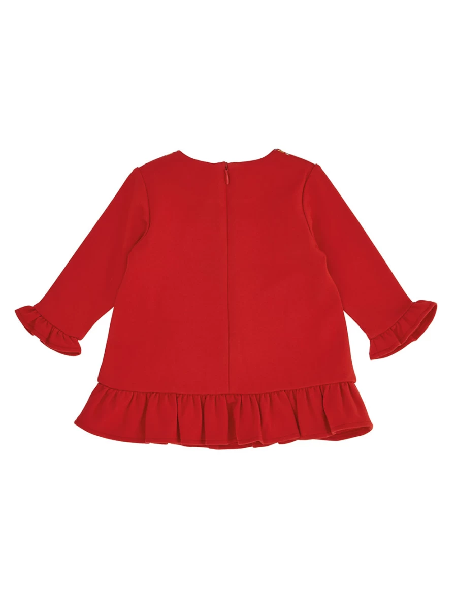 "KIDS21 Red Kids Dress - Stylish and Comfortable Girls' Dress"