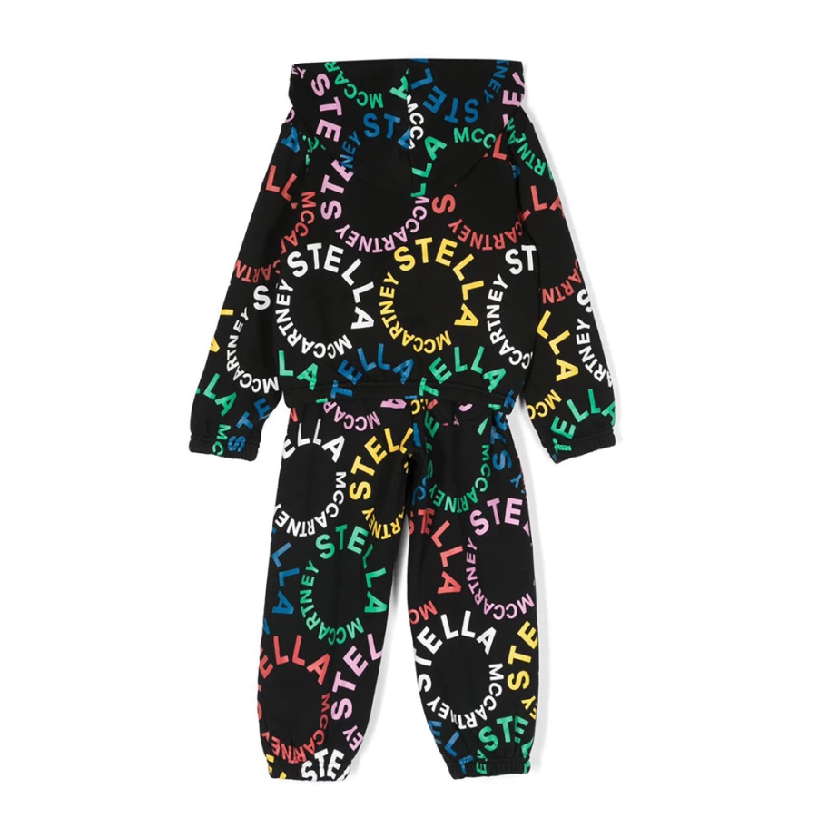 KIDS21 Multi-Colored Graphic Logo Fleece Tracksuit for Kids - Comfortable & Stylish