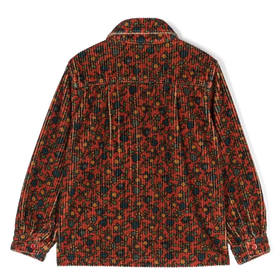 "KIDS21 Multi-Colored Printed Corduroy Shirt for Kids – Stylish & Comfortable"