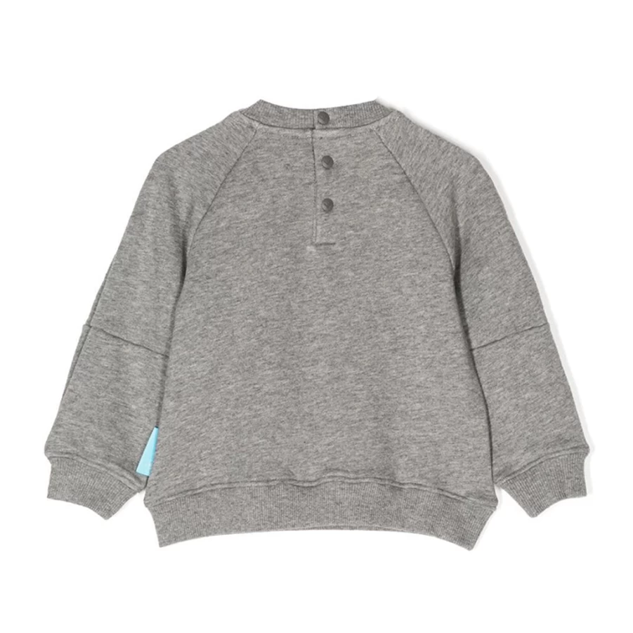 KIDS21 Grey Smurfs Sweatshirt for Kids - Comfortable Cartoon Graphic Pullover