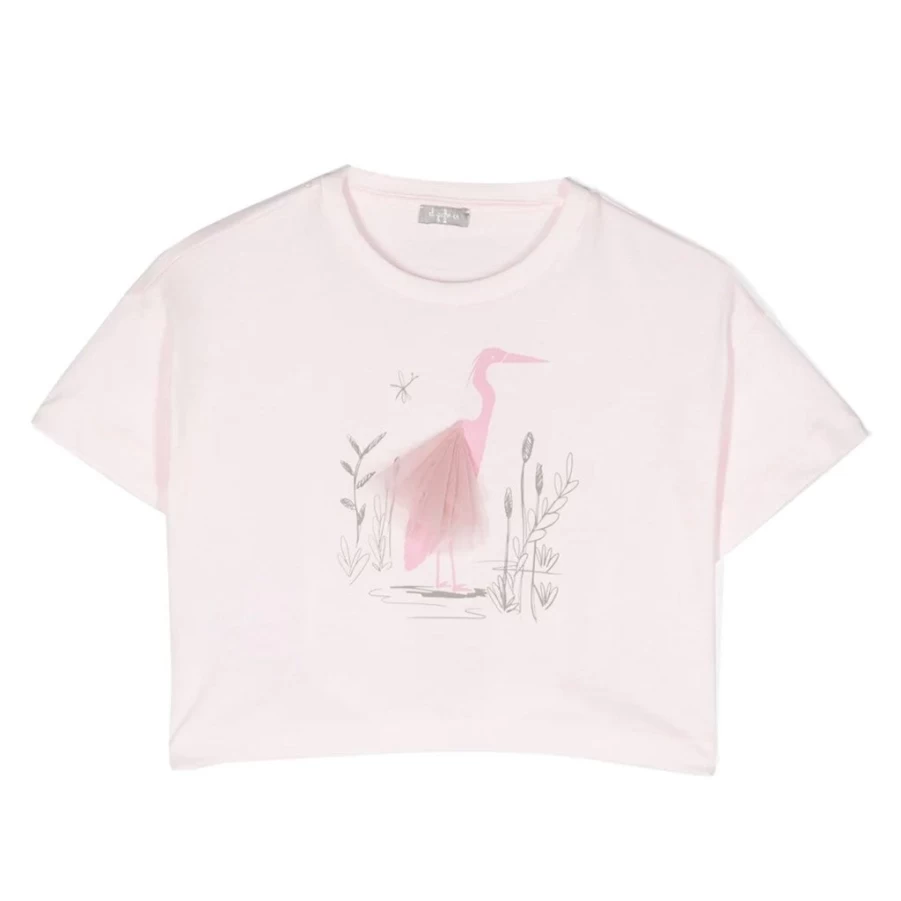KIDS21 Pink Graphic T-Shirt for Kids - Stylish & Comfortable Cotton Tee