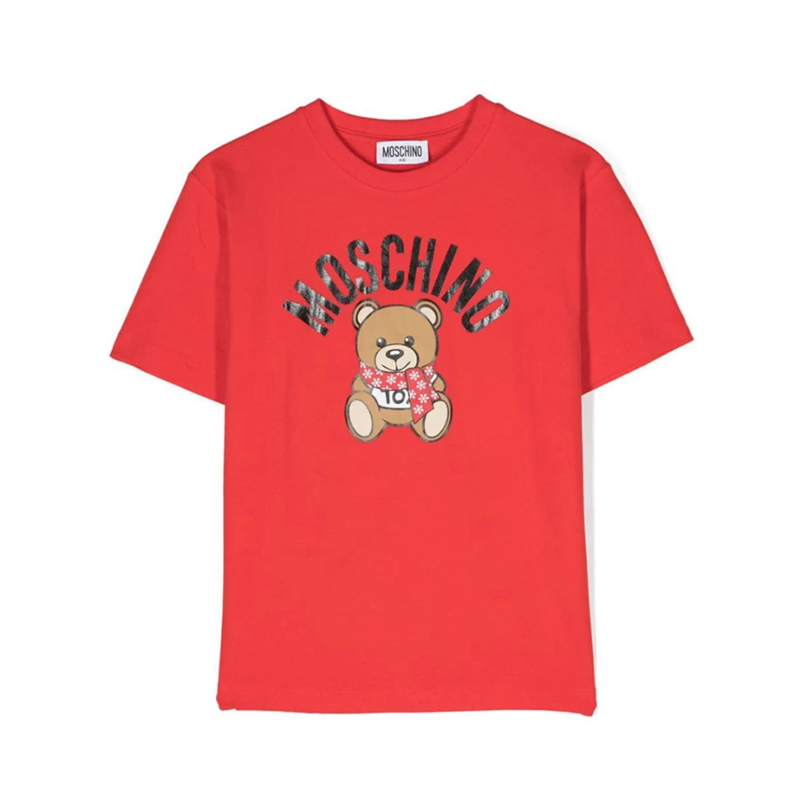 "KIDS21 Red Maxi T-Shirt for Kids - Comfortable Cotton Casual Wear"