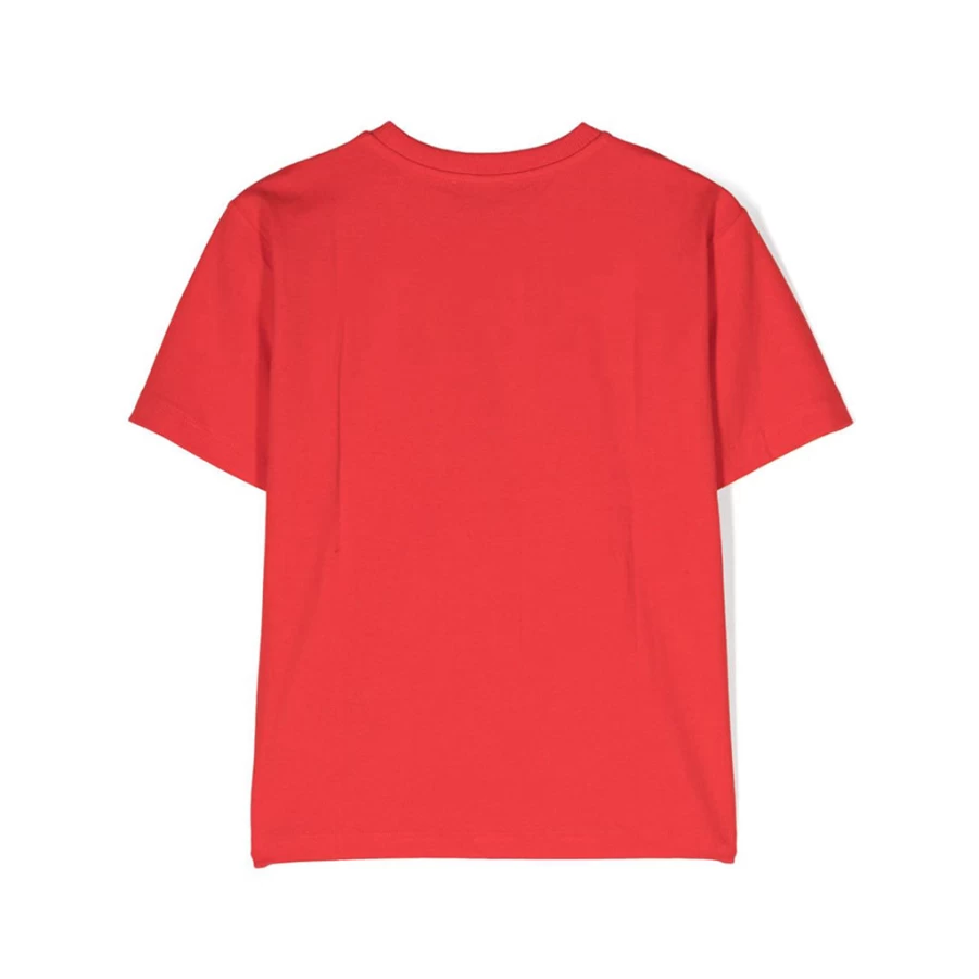 "KIDS21 Red Maxi T-Shirt for Kids - Comfortable Cotton Casual Wear"
