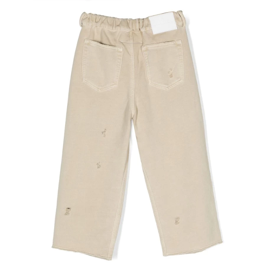 KIDS21 Beige Front Buttoned Pants for Kids - Comfortable & Stylish Toddler Trousers