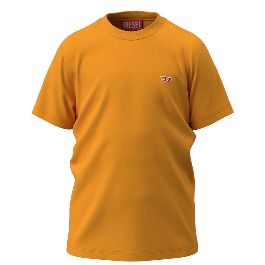 KIDS21 Orange Logo T-Shirt for Kids - Comfortable Cotton Tee with Branded Design