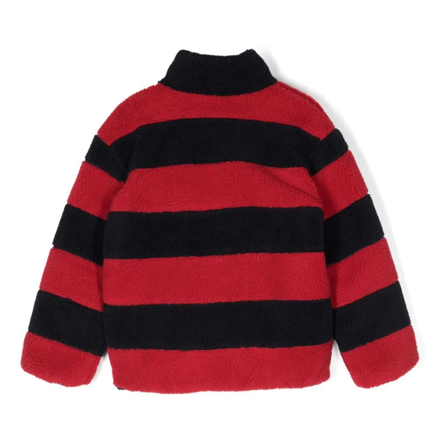 "KIDS21 Red Stripes Jacket for Kids – Stylish and Comfortable Outerwear"