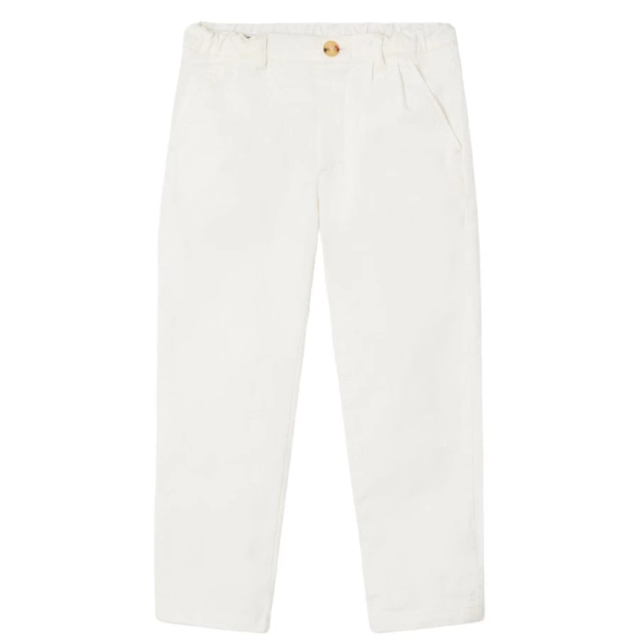 KIDS21 Stephen White Trousers for Kids - Comfortable and Stylish
