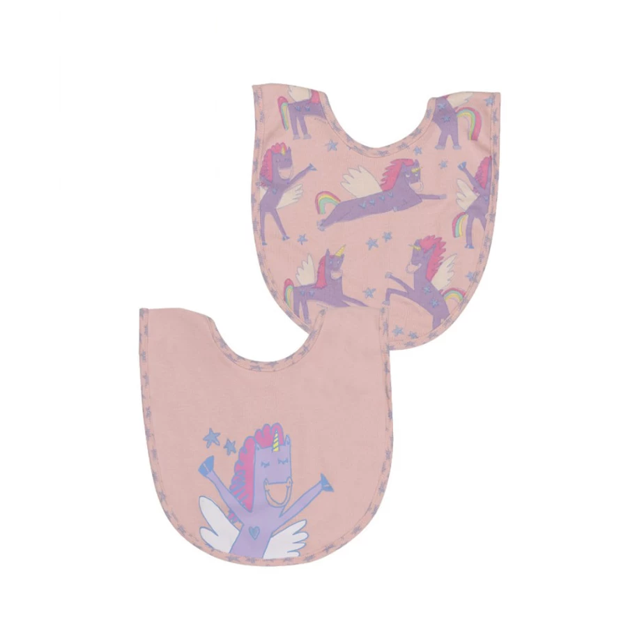 KIDS21 Multi-Colored Unicorn Baby Bibs Set for Toddlers - Soft, Washable & Adorable Feeding Accessories