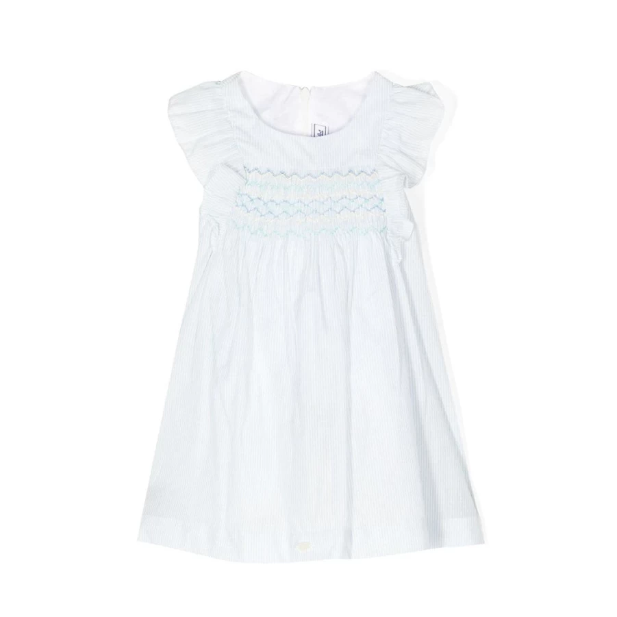 "KIDS21 Light Blue Stripe Dress for Kids - Stylish and Comfortable"