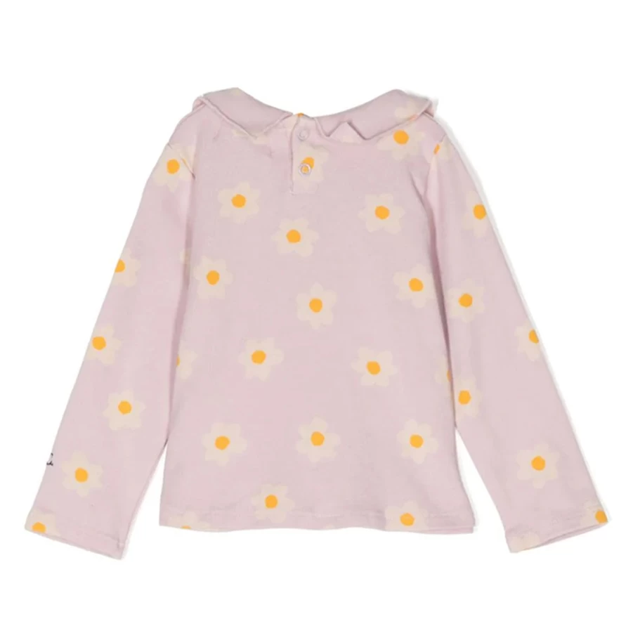 "KIDS21 Little Flower Blouse for Girls - Soft Lilac Floral Top"