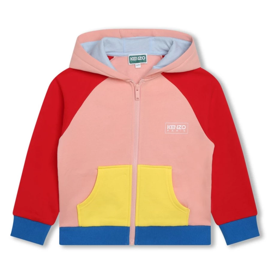 "KIDS21 Multi-Colored Colour-Block Cardigan for Kids"