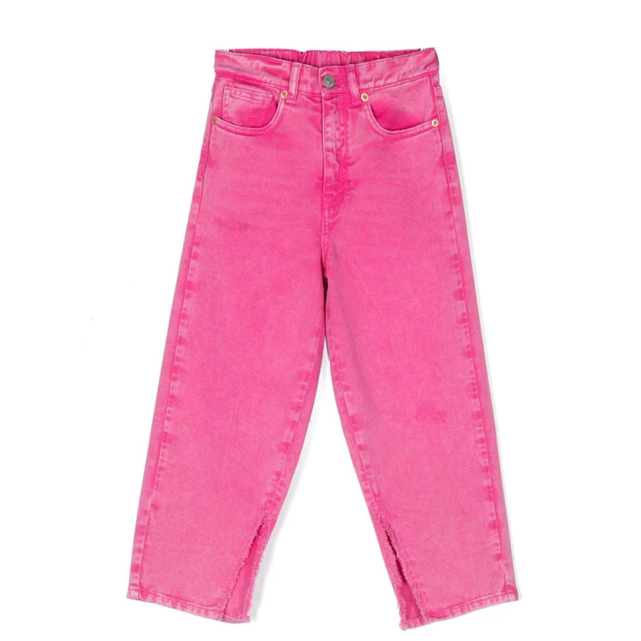 KIDS21 Fuchsia Five-Pocket Jeans for Kids - Stylish & Comfortable Denim Pants
