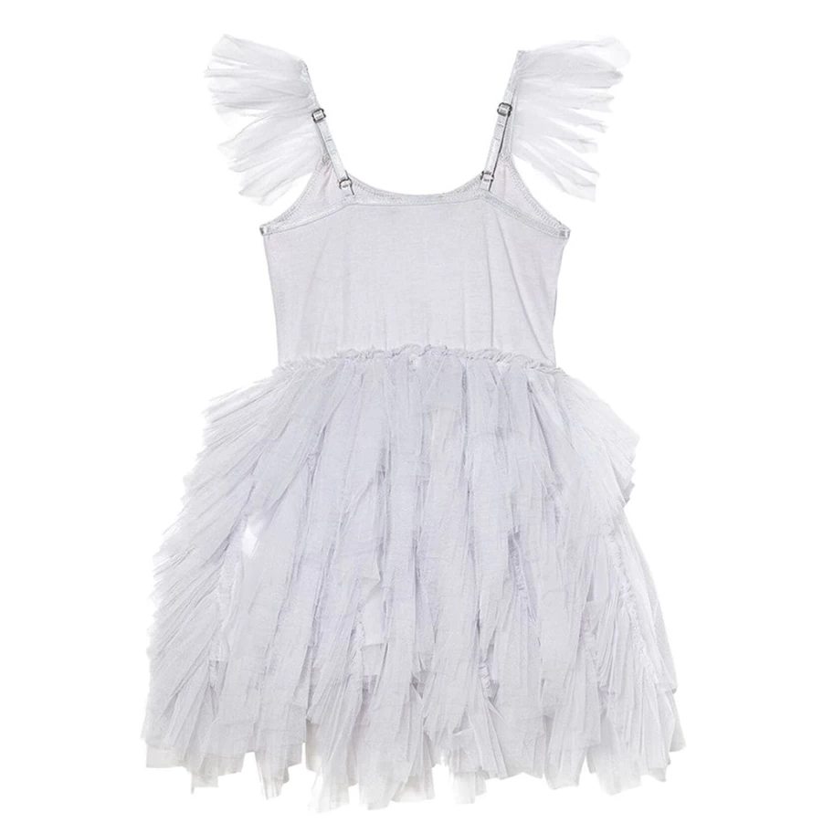 KIDS21 Blue Glitter Tutu Dress for Girls - Sparkling Party Tutu Skirt Outfit