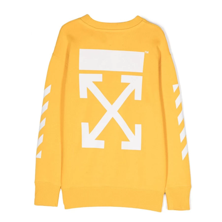 KIDS21 Yellow Classic Arrow Tab Knit Sweater for Kids