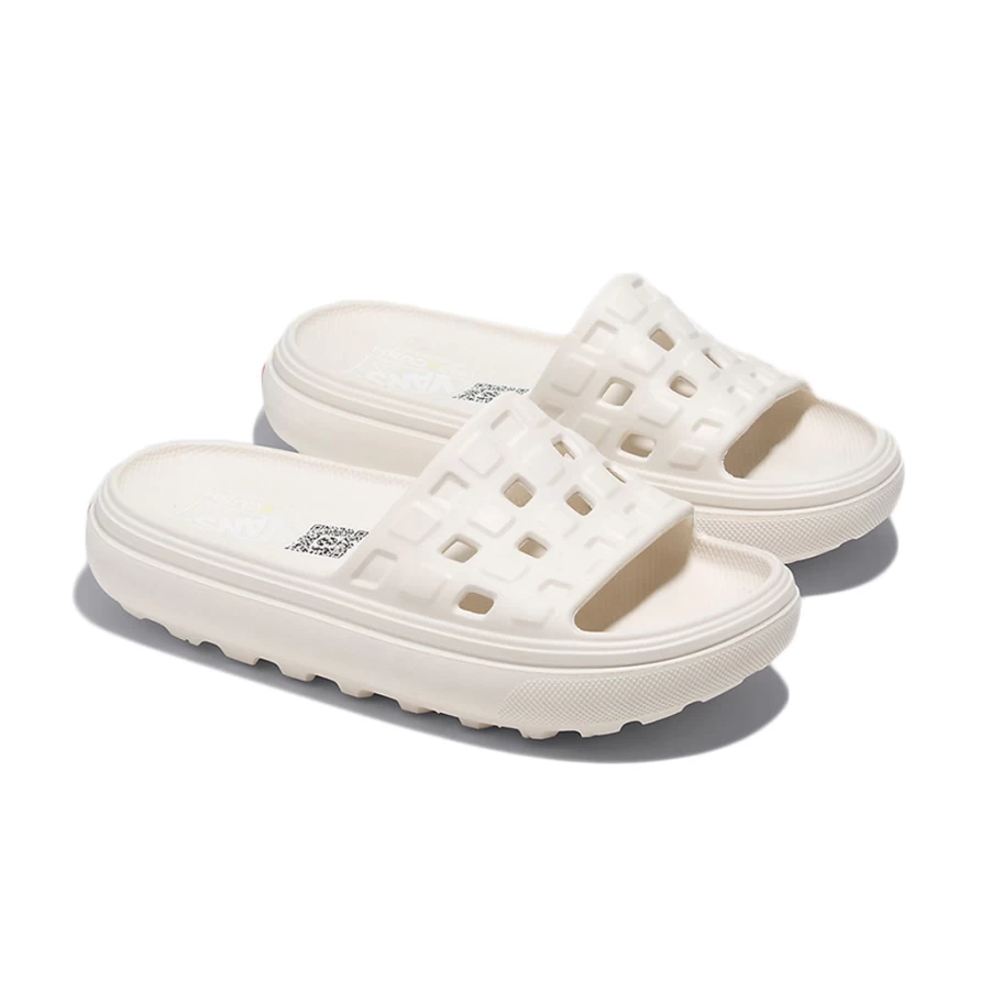 KIDS21 VR3Cush Slide-On Sandals for Kids - Comfortable Ivory Color