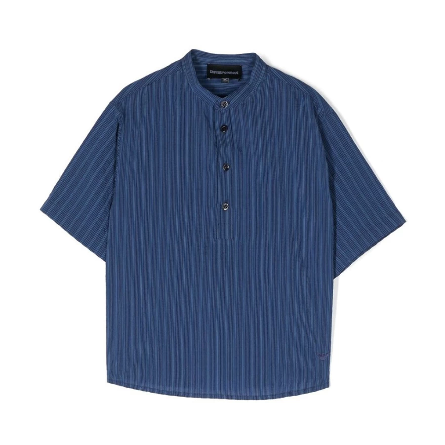 "KIDS21 Blue Short Sleeve Shirt for Kids – Comfortable Casual Wear"
