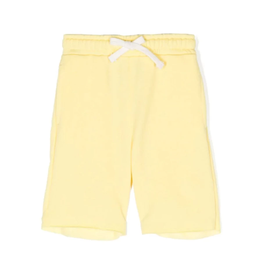 KIDS21 Yellow Drawstring Track Shorts for Kids - Comfortable Athletic Running Shorts