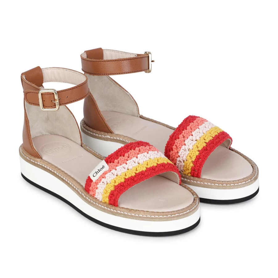 KIDS21 Ivory Logo Sandals for Kids - Comfortable & Stylish Summer Footwear