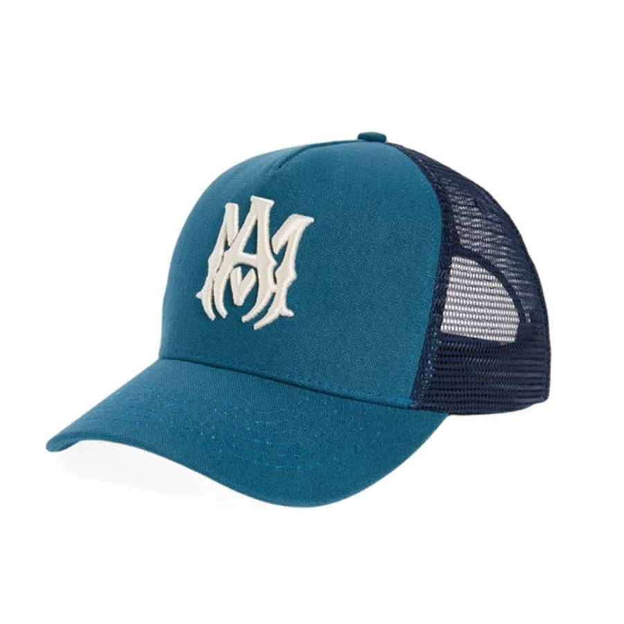 KIDS21 Blue Trucker Hat for Men and Women - Adjustable Ma Style Baseball Cap