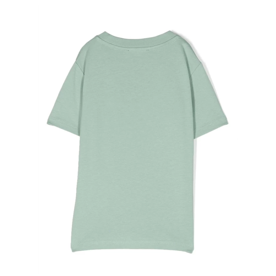 KIDS21 Green Logo Printed T-Shirt for Kids - Comfortable Cotton Tee with Brand Emblem