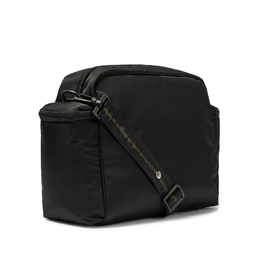 KIDS21 Black Paint Script Diaper Bag - Stylish & Spacious Baby Essentials Backpack