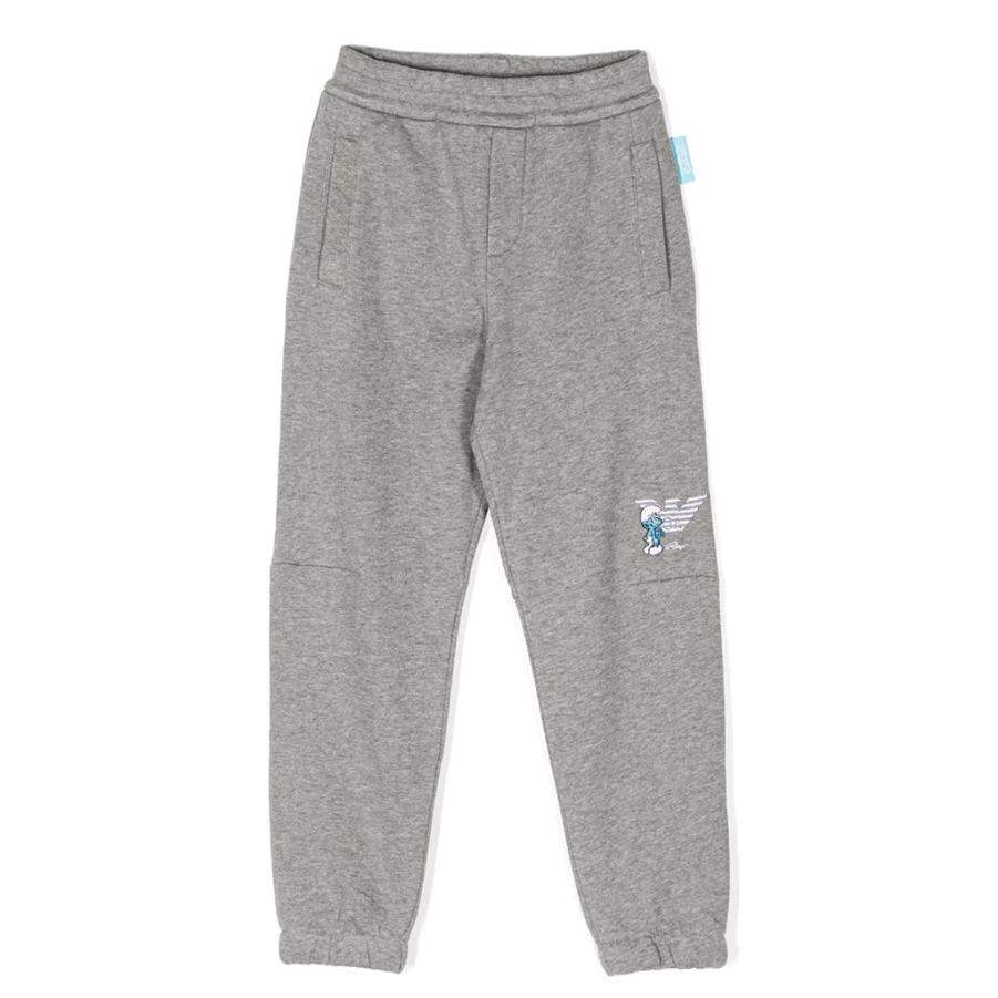 KIDS21 Grey Smurfs Themed Sweatpants for Kids - Comfortable Cartoon Character Pants