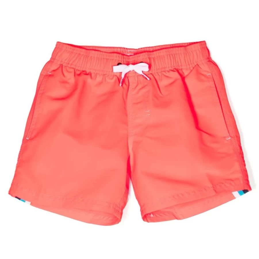 KIDS21 Red Sundek Swim Shorts for Kids - Quick-Dry Comfortable Boys Swimwear