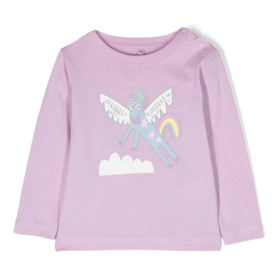 "KIDS21 Purple Unicorn T-Shirt for Kids - Magical Fantasy Graphic Tee"