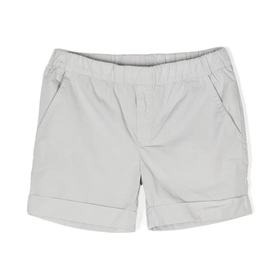 KIDS21 Grey Elastic Waist Comfort Shorts for Kids - Stretchy & Soft
