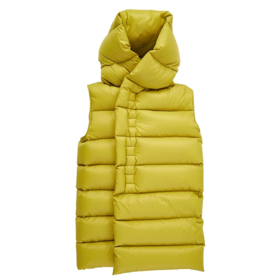 KIDS21 Yellow Hooded Puffer Vest for Kids - Lightweight Liner Jacket for Cold Weather