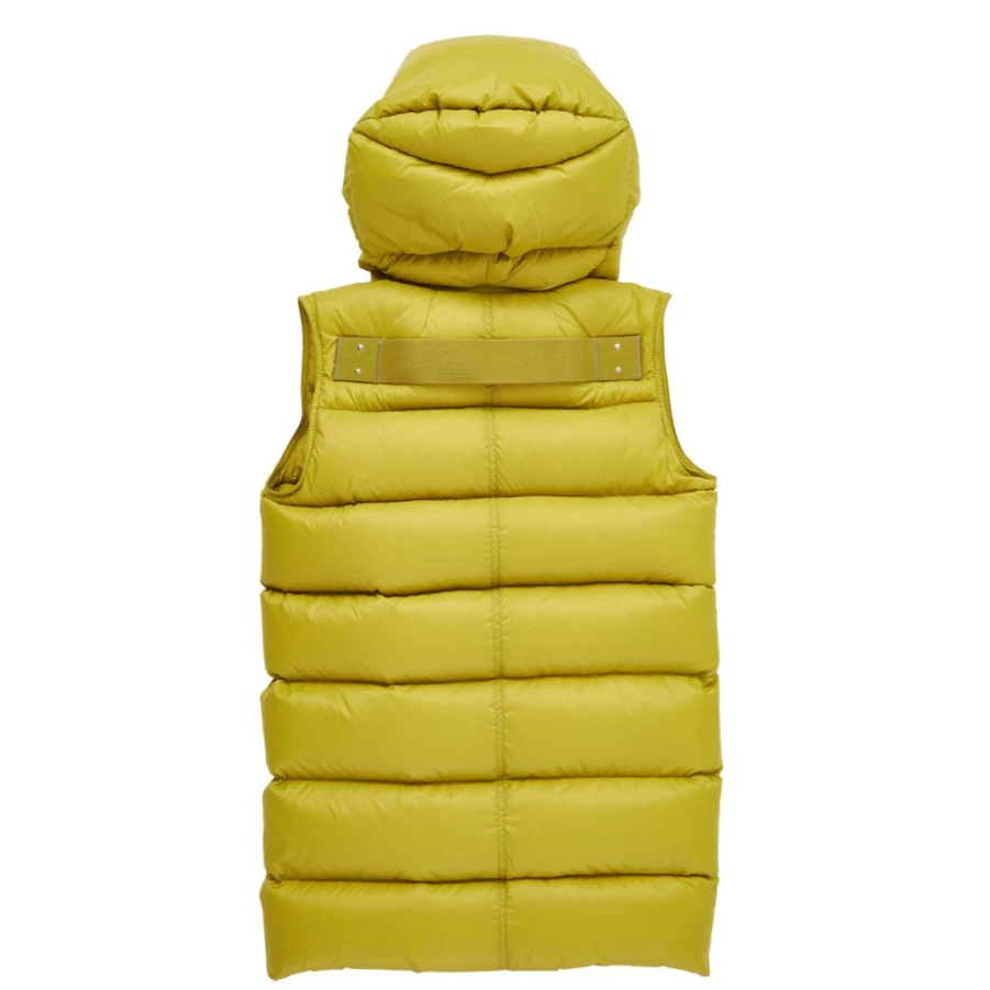 KIDS21 Yellow Hooded Puffer Vest for Kids - Lightweight Liner Jacket for Cold Weather