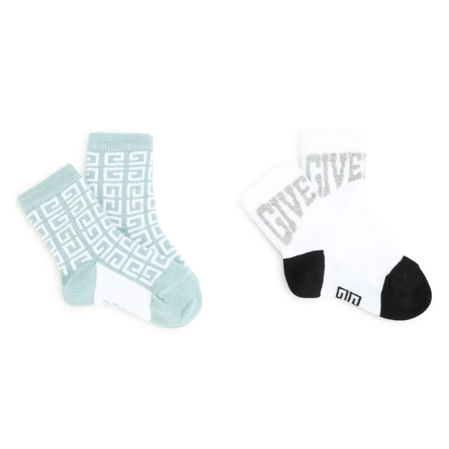 "KIDS21 Multi-Colored Logo Socks for Kids - Fun & Comfortable Design"