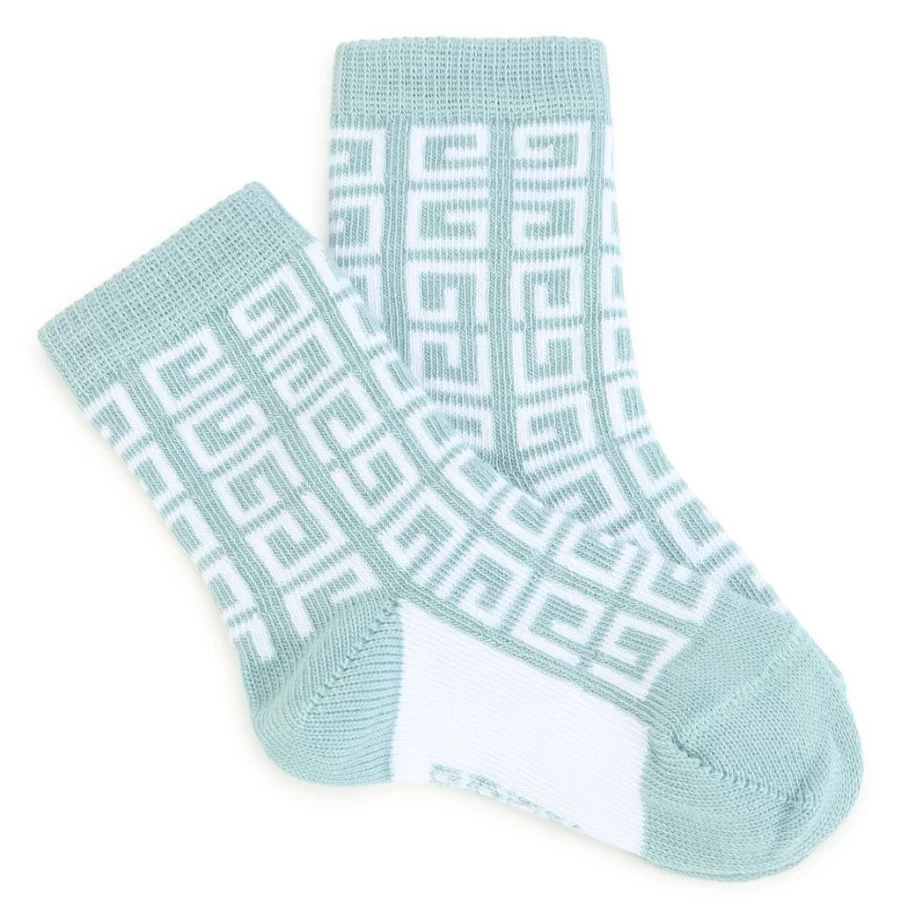 "KIDS21 Multi-Colored Logo Socks for Kids - Fun & Comfortable Design"