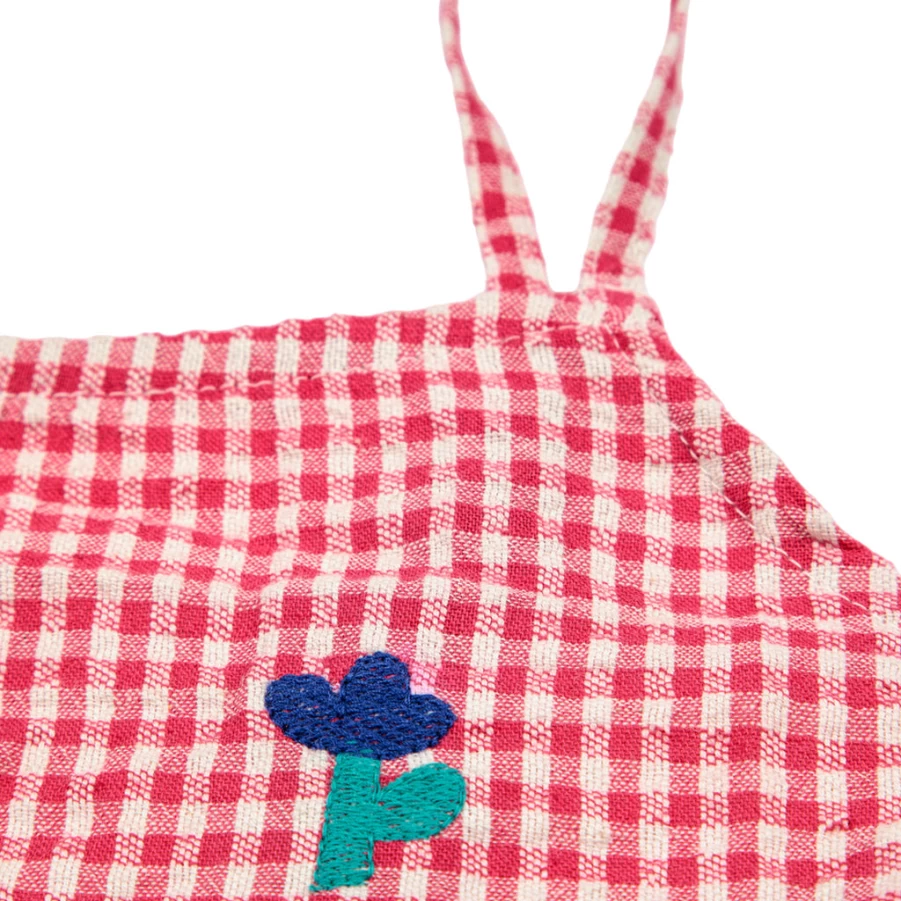 Red KIDS21 Woven Tank Top for Girls - Stylish Sleeveless Summer Blouse