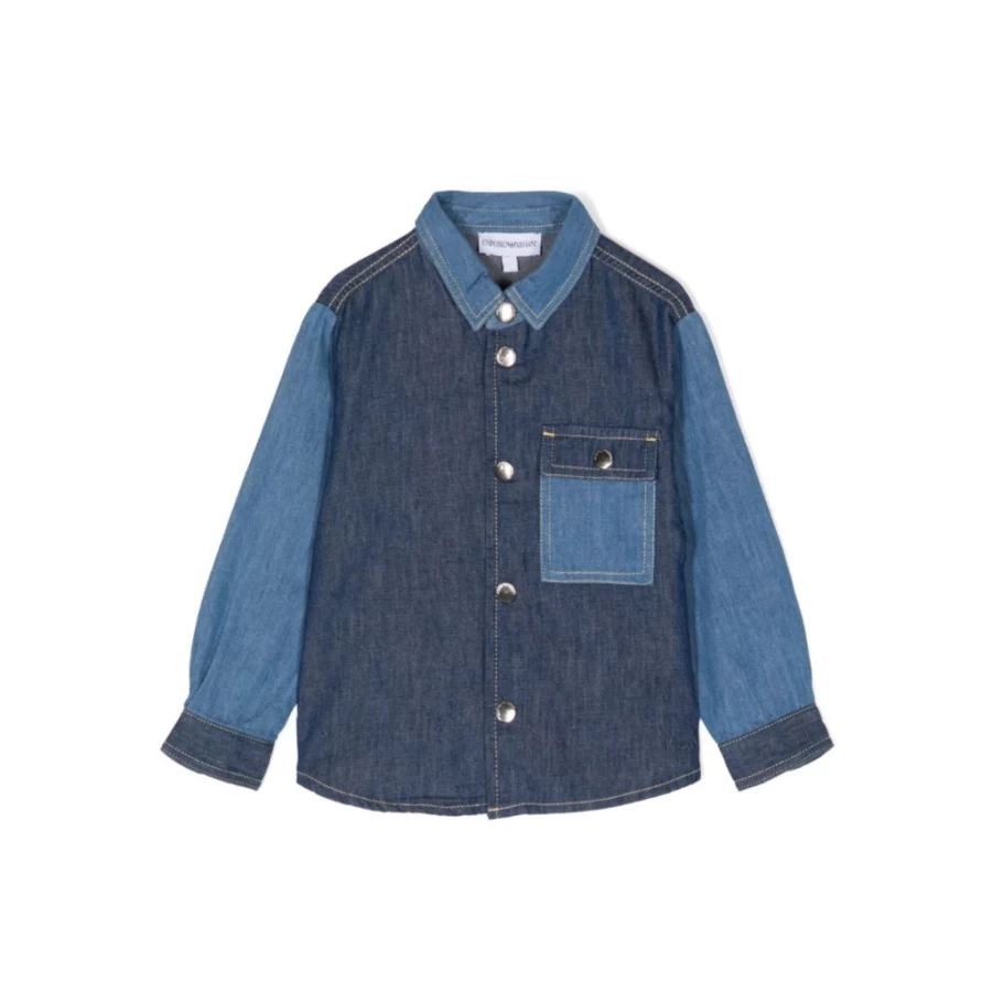 "KIDS21 Blue Denim Shirt for Kids – Stylish & Comfortable"