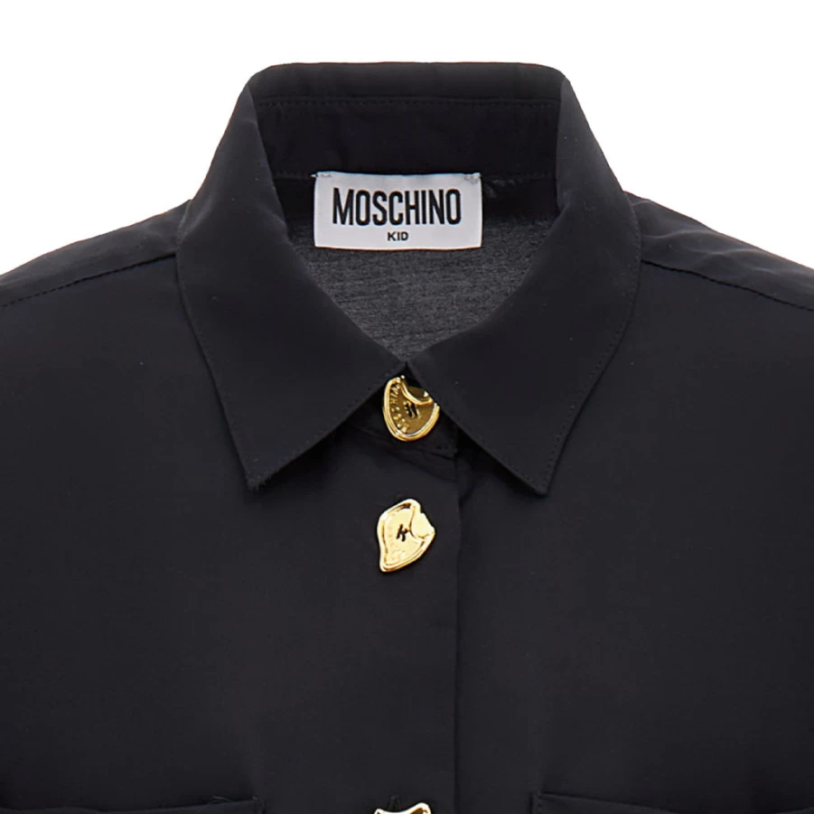 KIDS21 Black Bear Button-Up Shirt for Kids - Cute Animal Print Top