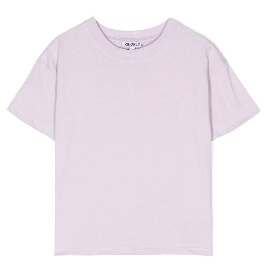 "KIDS21 Lilac Crew Neck Short-Sleeve T-Shirt for Kids"
