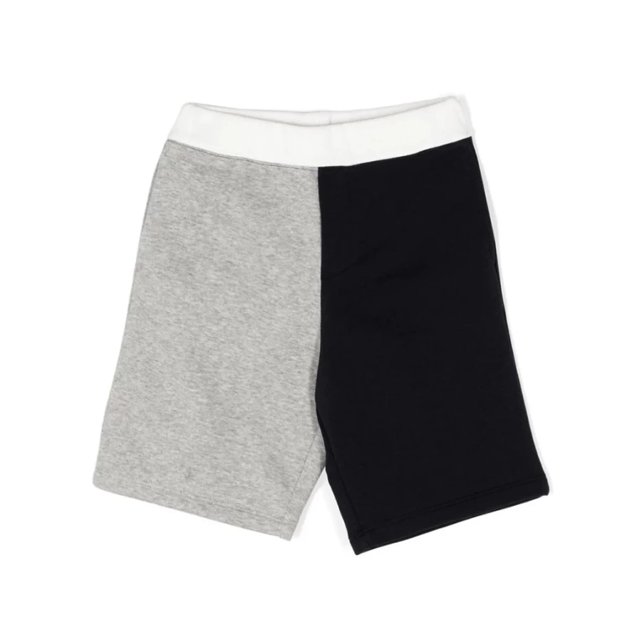 "KIDS21 Grey Colour Block Shorts for Kids - Stylish & Comfortable"