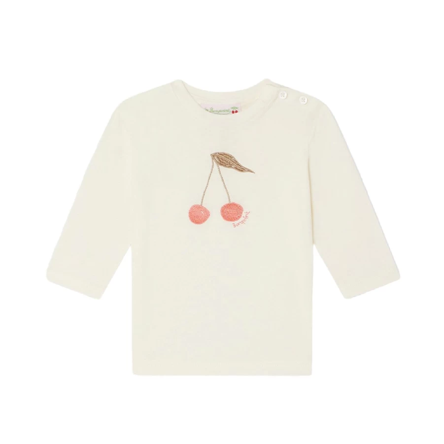 "KIDS21 Ivory Tahsina Graphic T-Shirt for Kids - Soft Cotton Tee"
