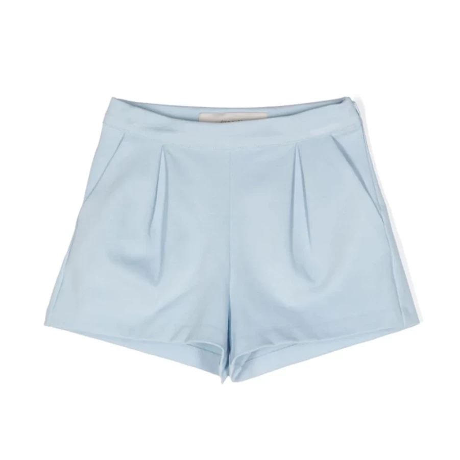 "KIDS21 Light Blue Simple Shorts for Kids - Comfortable Casual Summer Shorts"
