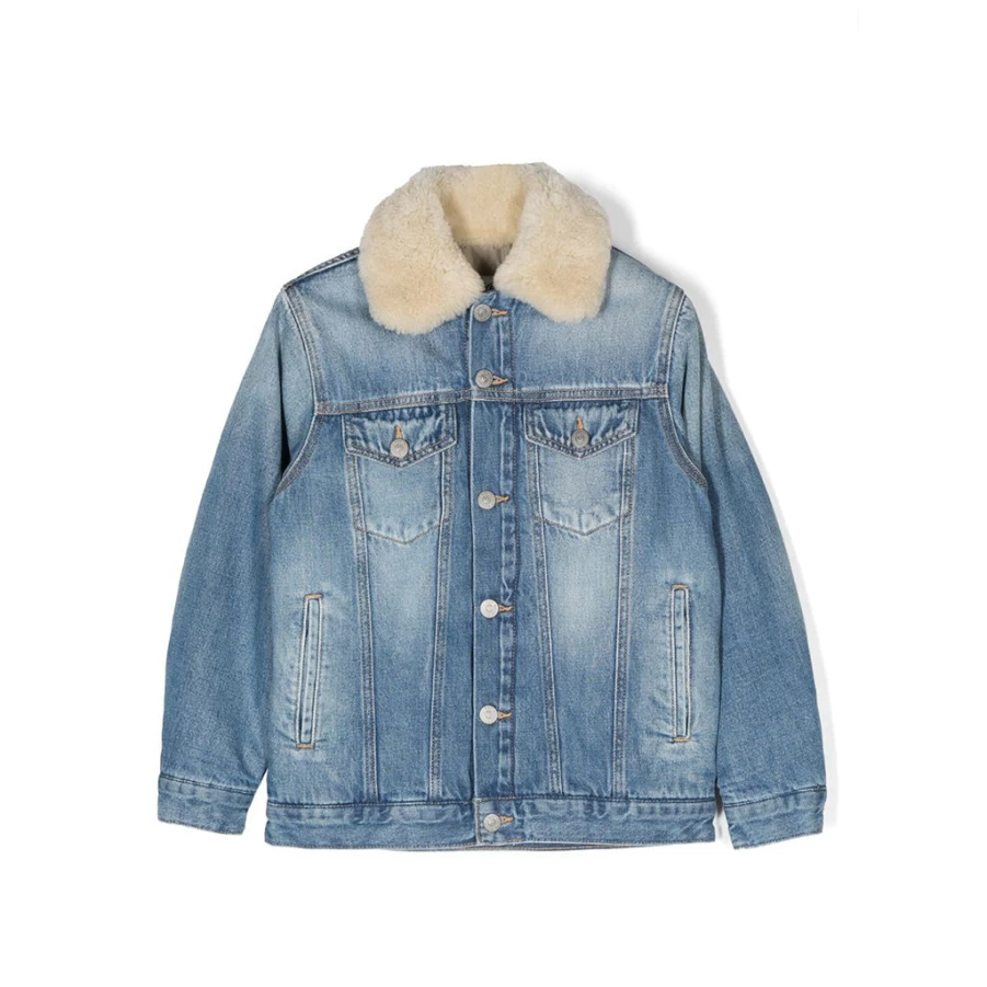 "KIDS21 Blue Denim Jacket for Kids - Stylish & Comfortable Jean Jacket"
